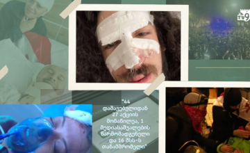 საპროტესტო აქციიდან კლინიკებში 44 ადამიანი გადაიყვანეს - ჯანდაცვის სამინისტრო