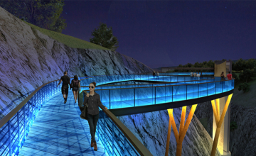 წალკის კანიონზე 240-მეტრიანი შუშის ხიდი 15 ივნისიდან გაიხსნება