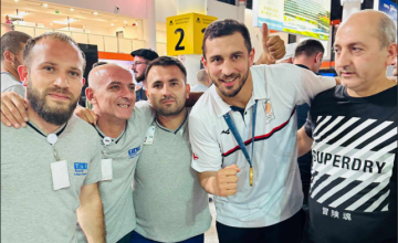 საქართველოს ძიუდოს ნაკრები სამშობლოში დაბრუნდა