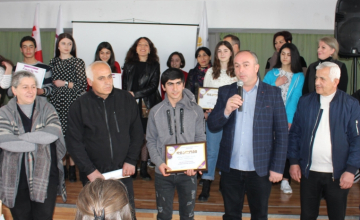 ასპინძის "ეტალონი მოსწავლე" ხიზაბავრის სკოლის მოსწავლე გახდა