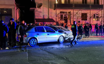 ახალციხეში ერთმანეთს ორი მანქანა შეეჯახა 