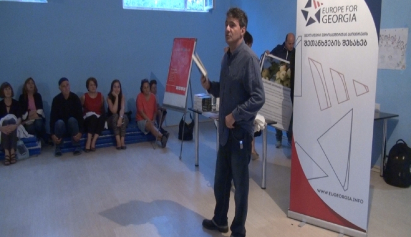 დავით ტურაშვილის შეხვედრა ზანავისა და გოგაშენის მოსახლეობასთან