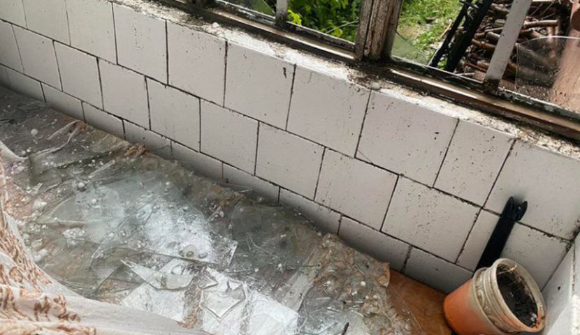 Ախալքալաքում կարկուտը տներ ու մեքենաներ է վնասել