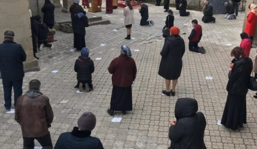 დიდ ხუთშაბათს პირველი ზიარება აღსრულდა