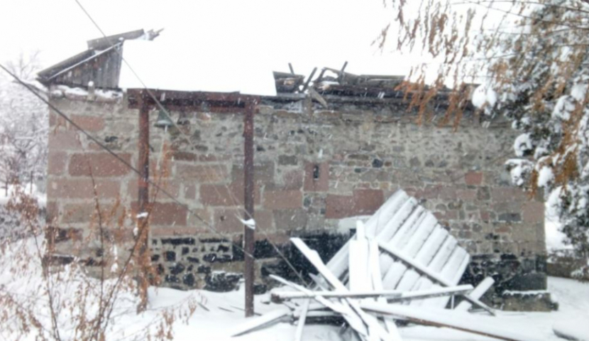 ივლიტის ტაძრის გუმბათი ჩაინგრა