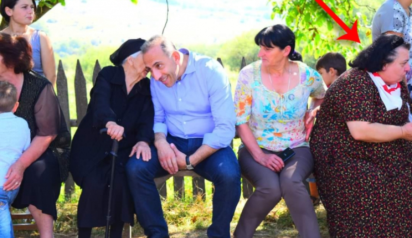 საოლქო კომისიის წევრი "ოცნების" საარჩევნო აგიტაციაში მონაწილეობს