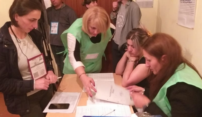 აბასთუმანში პირველი საჩივარი საარჩევნო უბნის დახურვის შემდეგ დაიწერა