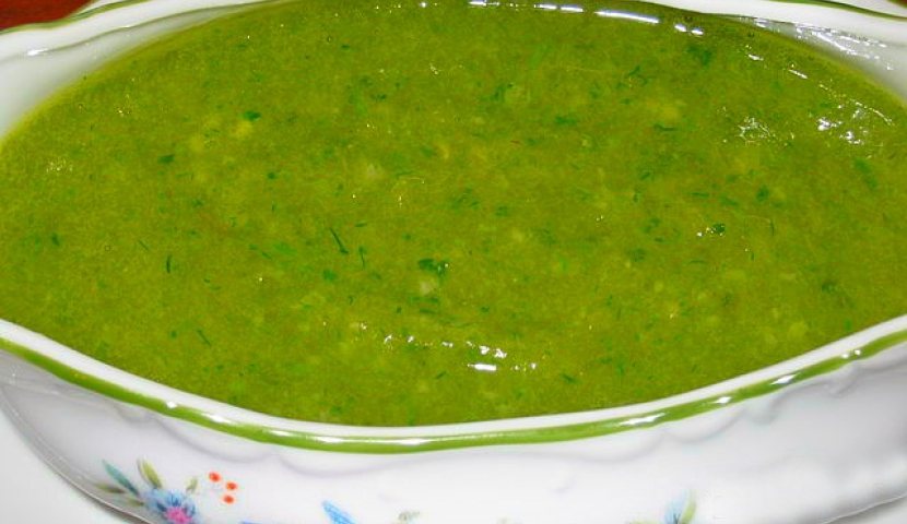 ალუჩის საწებელი, რომელიც სუფრიდან მალევე ქრება