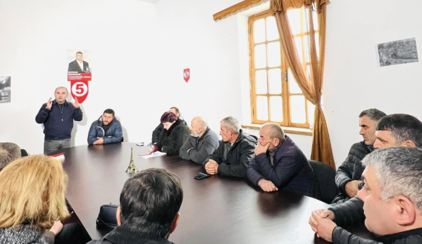 ლევან ხაბეიშვილი სამცხე-ჯავახეთში მხარდამჭერებს ხვდება