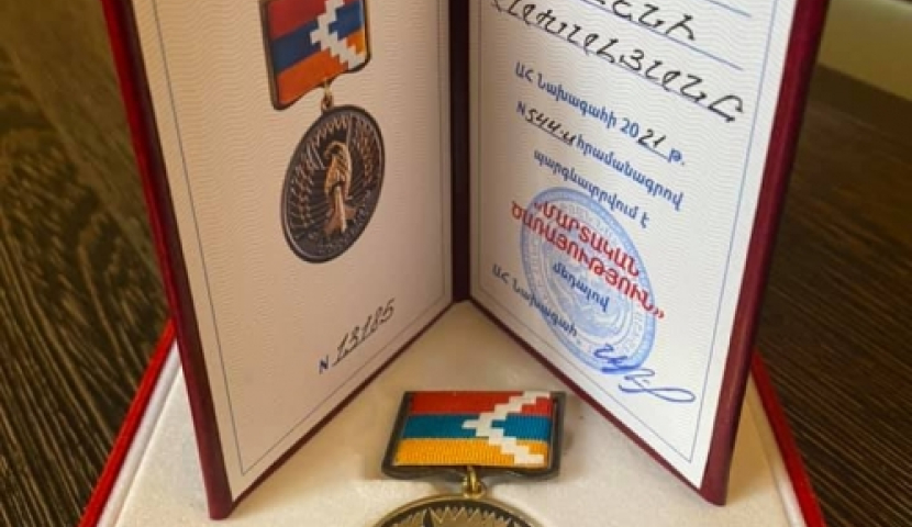 ვაჰაგნ ჩახალიანი მხედრული მამაცობისთვის დაჯილდოვდა