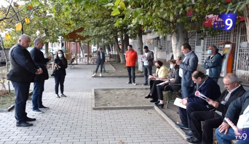 დავით ჭიჭინაძე ახალციხეში მოსახლეობას შეხვდა