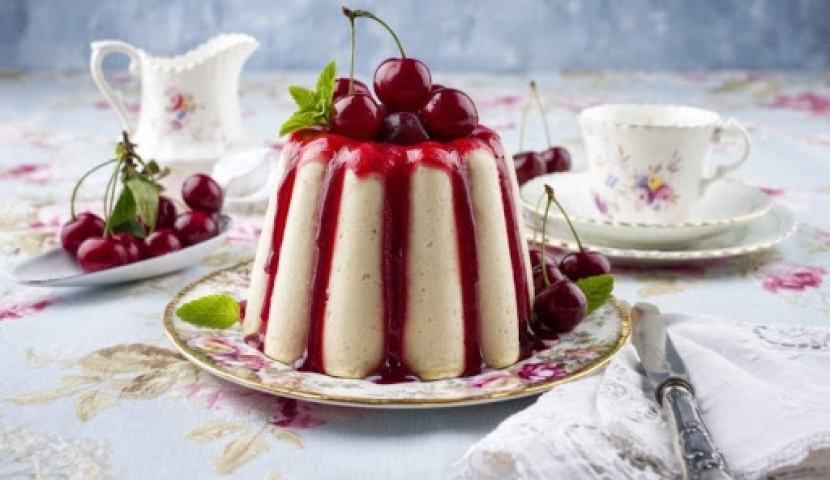 ხაჭოს დესერტი მარწყვით - ცხობის გარეშე