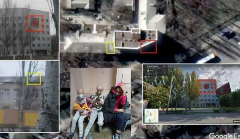 რუსმა სამხედროებმა ბავშვთა ონკოლოგიურ ცენტრს ცეცხლი გაუხსნეს