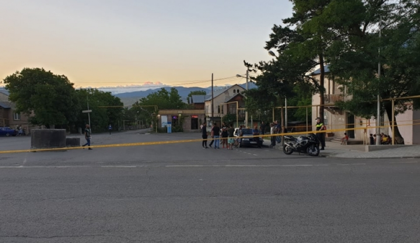 ვალეში მოტოციკლი ამოყირავდა