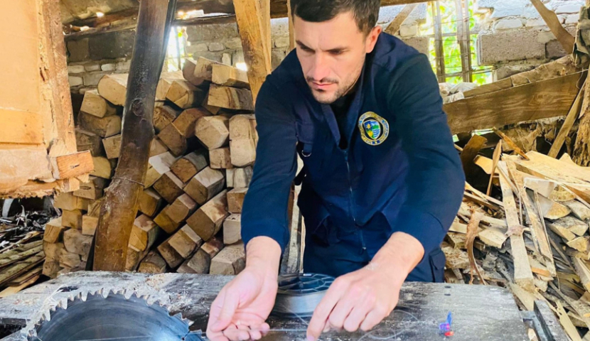 სამცხე-ჯავახეთში უკანონო სახერხი საამქრო გამოავლინეს