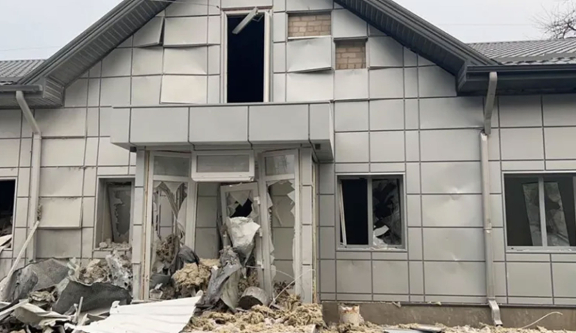 რუსულმა ძალებმა ზაპოროჟიეში საავადმყოფო დაბომბეს