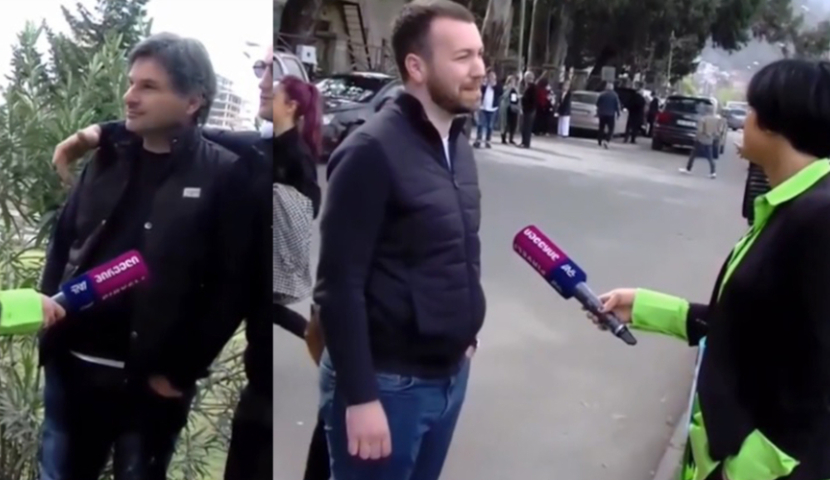 ახალციხის საკრებულოს თანამშრომლები, ბათუმში საარჩევნო უბანთან პროცესს აკვირდებოდნენ