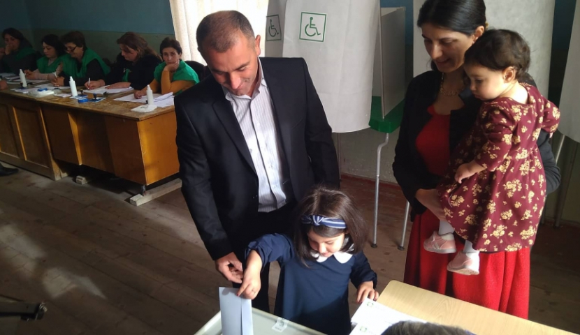 არალში ხმის დათვლის პროცედურა დასრულდა