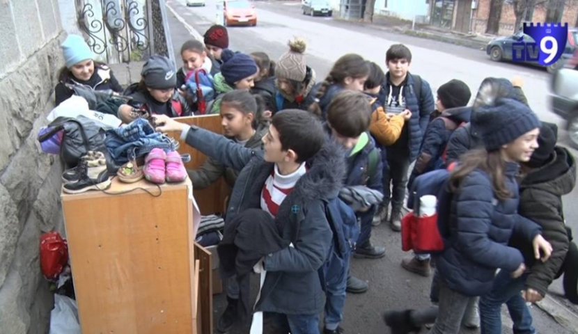 ,,სიკეთე გადამდებია" – მეხუთე სკოლის მოსწავლეები სოციალურ აქციას შეუერთდნენ