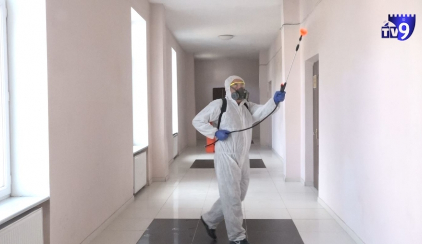 სამცხე-ჯავახეთის უნივერსიტეტში დეზინფექცია ჩატარდა