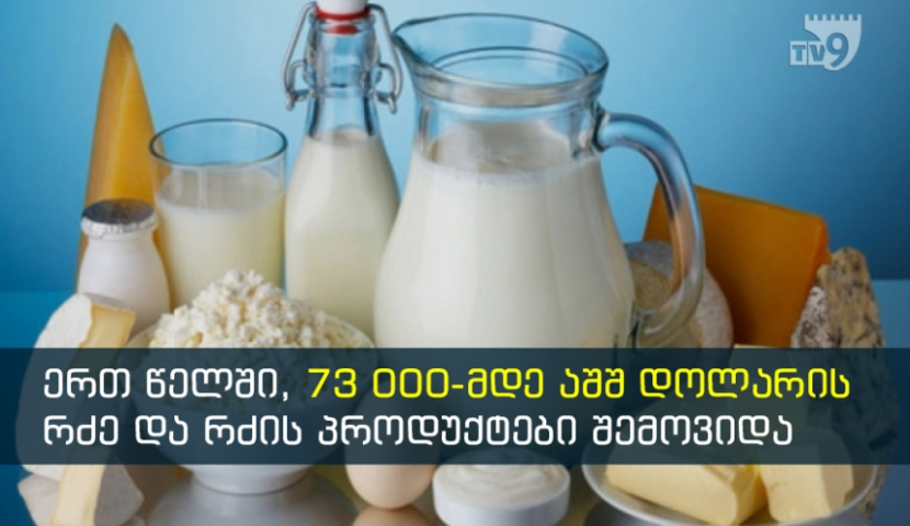 ქვეყნები, საიდანაც საქართველოში რძის ნაწარმი შემოდის