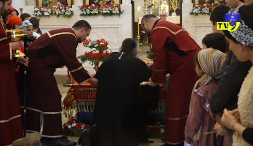 ახალციხეში მაცხოვრის გარდამოხსნისა და დატირების რიტუალი შესრულდა