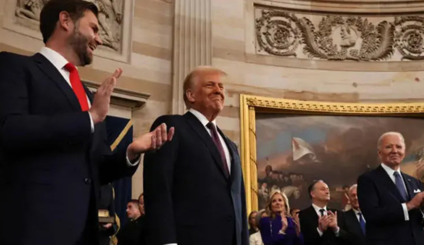 ვაშინგტონში დონალდ ტრამპის ინაუგურაციის ცერემონია მიმდინარეობს